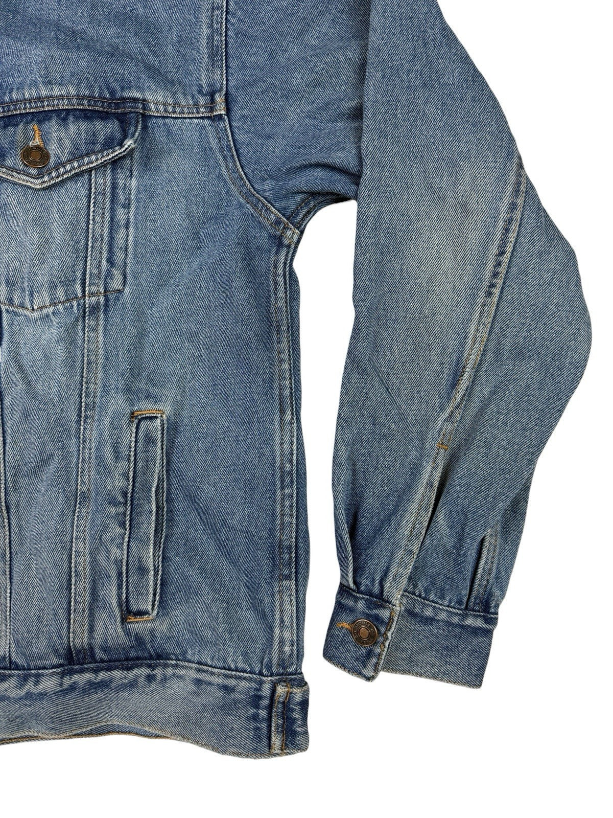 Route 66 Retro Blue Denim Jacket Medium