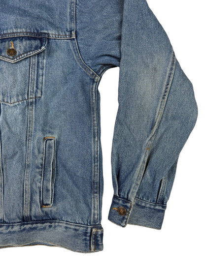 Route 66 Retro Blue Denim Jacket Medium