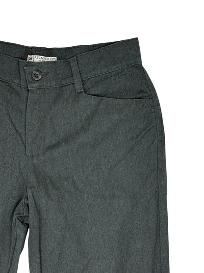 Lee Relaxed Fit Grey Trousers Size 10 Long