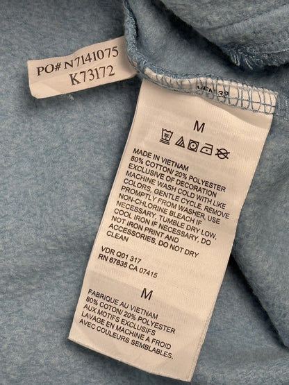 Nautica Light Blue Quarter Zip Embroidered Jumper Medium