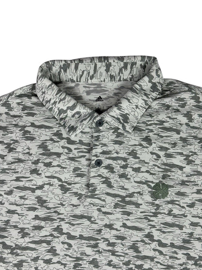 Adidas Green Camo Golf Polo Large