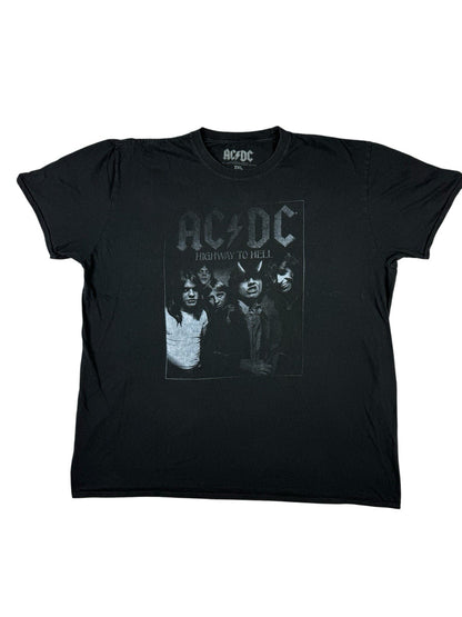 AC/DC Black Highway to Hell Album Music Band Top 2XL