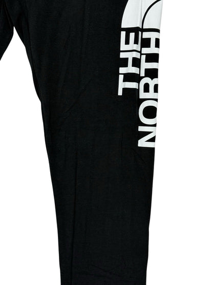 The North Face Black Big Logo Printed Leggings Youth Large