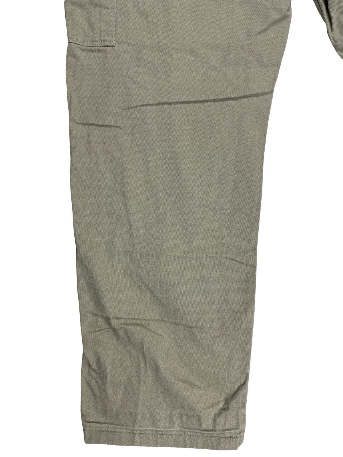 Wrangler Beige Legacy Cargo Twill Chino Trousers Relaxed Fit 36W 32L