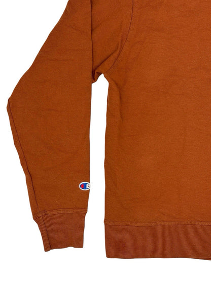 Champion Burnt Orange Hoodie Sweatshirt Small