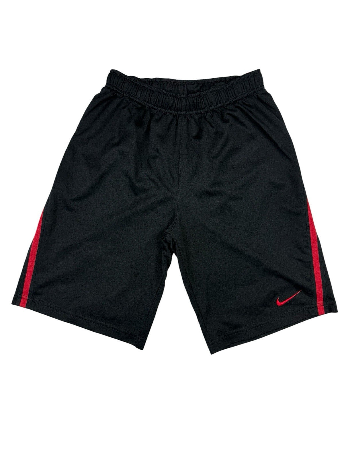 Nike Black Red Polyester Sport Shorts Large
