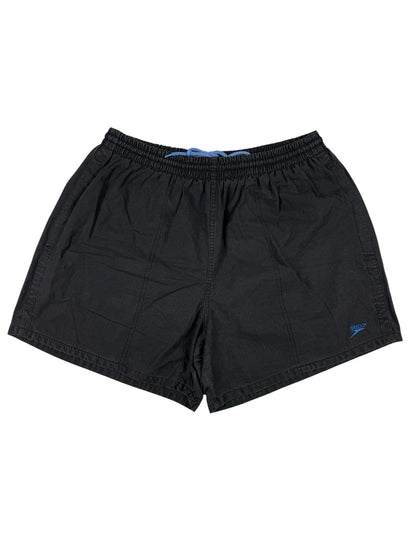 Speedo Vintage 90's Black Swim Trunk Shorts Large