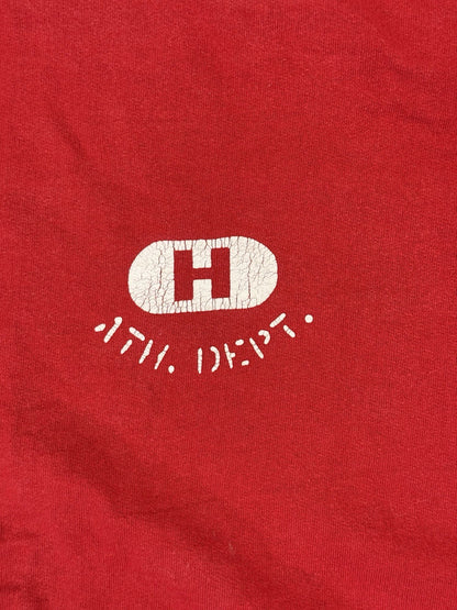 Tommy Hilfiger Red Retro Printed Jumper XL