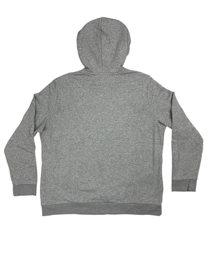 Adidas Grey Spellout Logo Hoodie 2XL