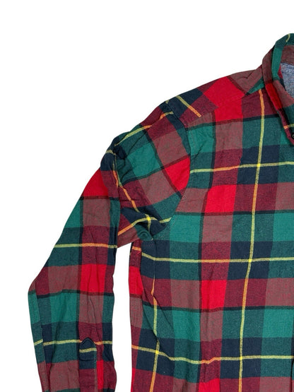 Chaps Multi Brushed Flannel Plaid Shirt Medium