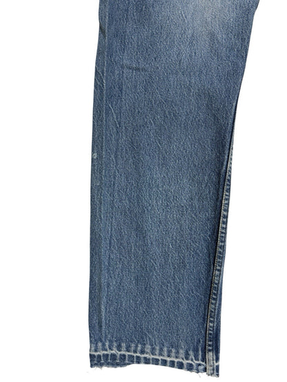 Levi's 501 Vintage 90's Blue Denim Straight Leg Jeans 30W 27L Made in USA