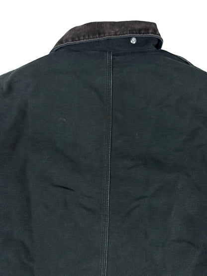 Carhartt C03 Black Quilt Lined Retro Chore Work Jacket XL 48 Regular