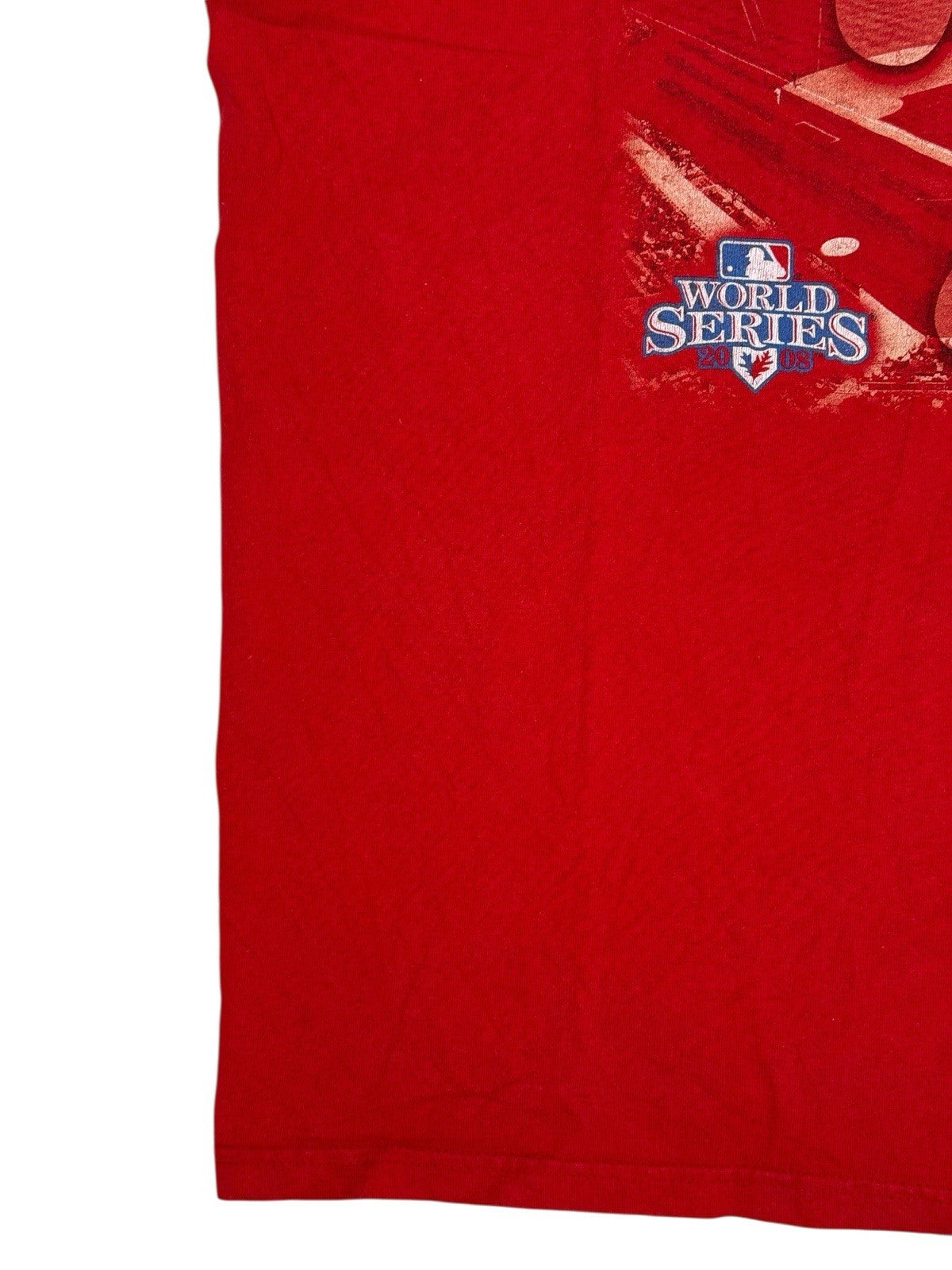 Philadelphia Phillies Red 2008 World Series Champions Top XL