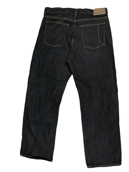 Nautica Blue Loose Fit Wide Leg Denim Jeans 36W 34L