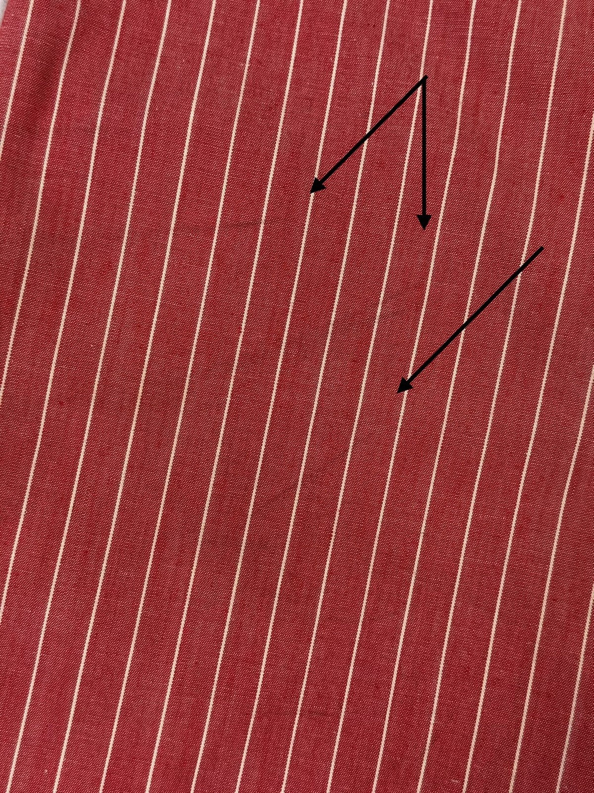 Vintage 60's McGregor Scotset Permanent Press Red Striped Chino Shorts Medium