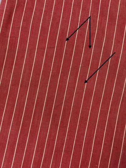 Vintage 60's McGregor Scotset Permanent Press Red Striped Chino Shorts Medium