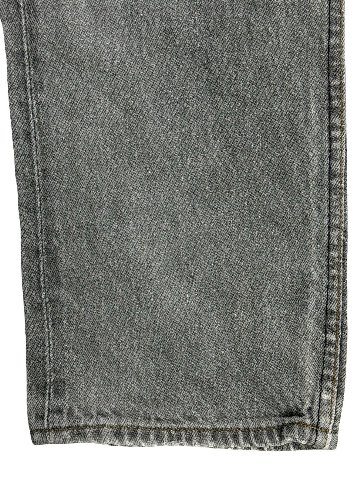 Levi's 501 Vintage Grey Straight Leg Button Fly Denim Jeans 32W 32L Made in UK