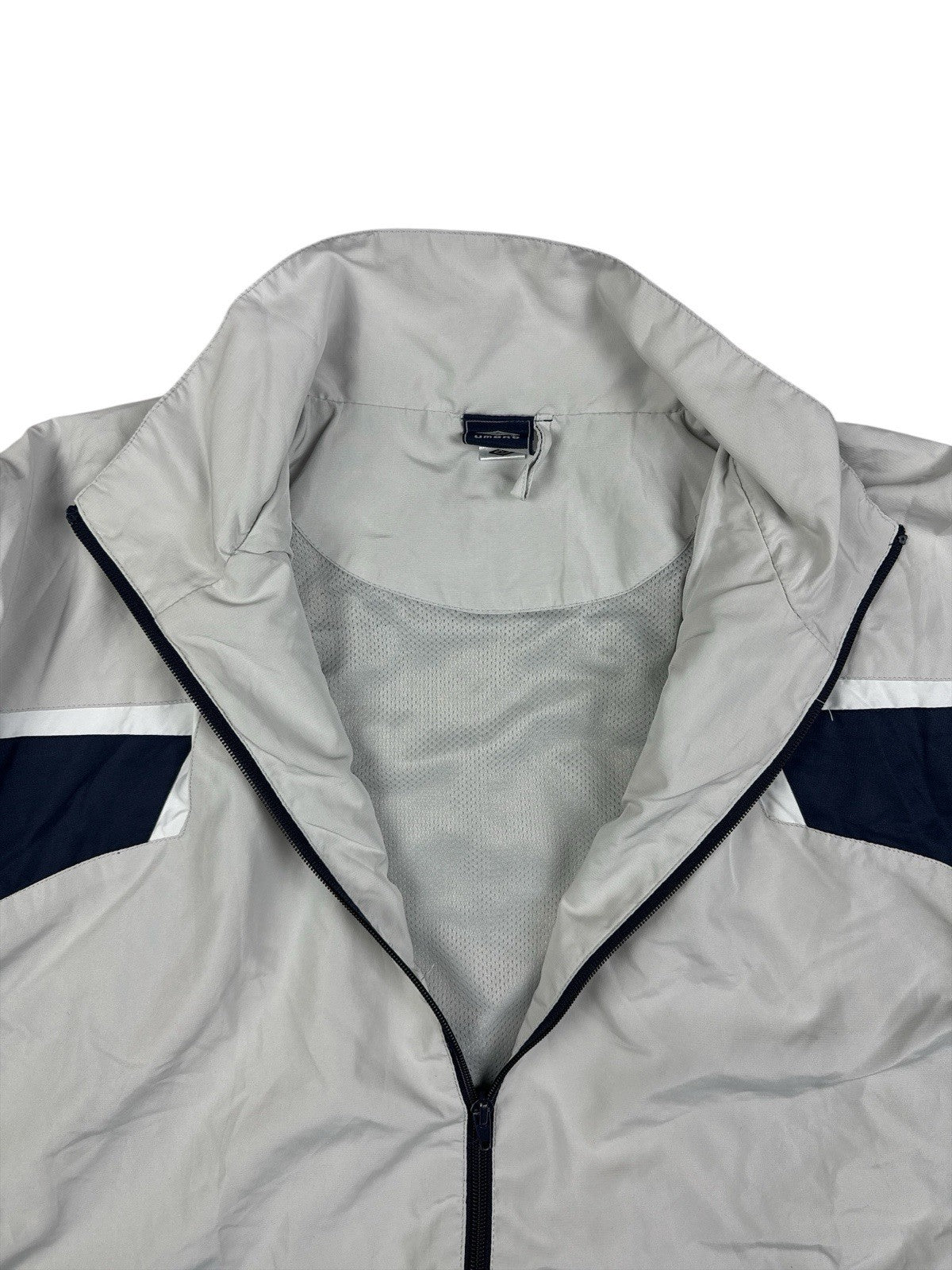 Umbro Retro Grey Zip Track Jacket XL