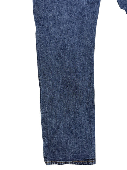 Levi's 501 Blue Denim Straight Leg Jeans 30W 30L