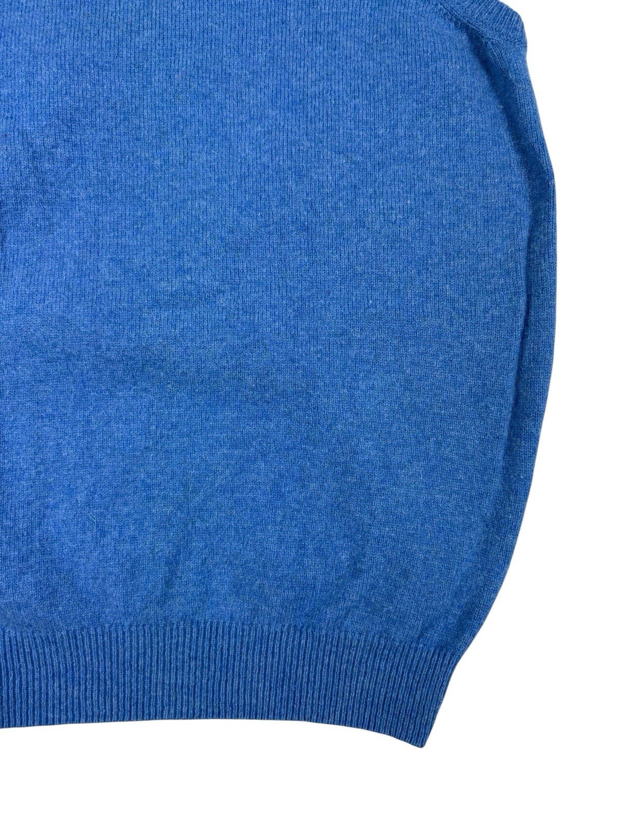 Gleneagles of Scotland Blue Wool Knit Golf Vest Medium