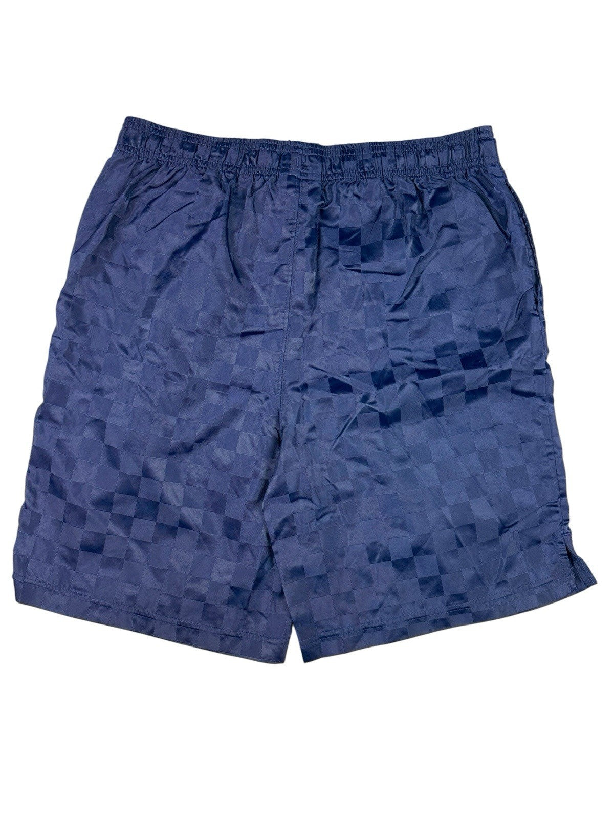 Umbro Blue Checker Nylon Sport Shorts Youth XL (16-18) Men's Medium