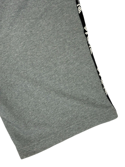 Puma Grey Tape Logo Cotton Blend Shorts Small