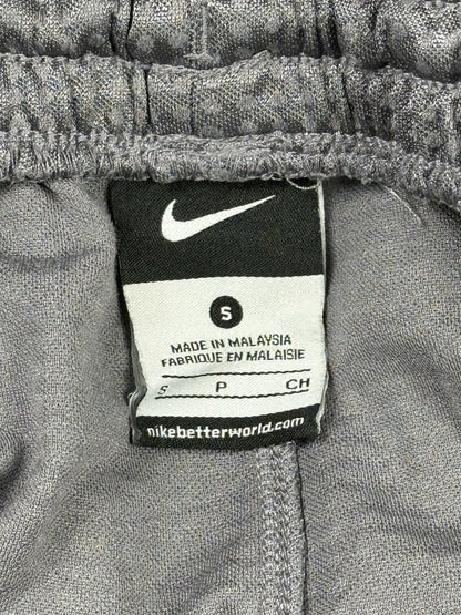 Nike Grey Polyester Basketball Sport Active Shorts Small