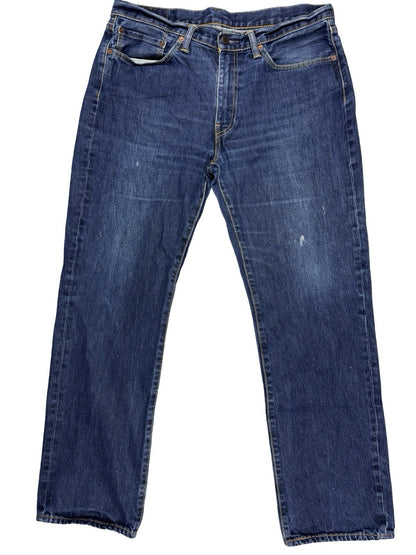 Levi's 514 Classic Straight Fit Blue Denim Jeans 36W 32L