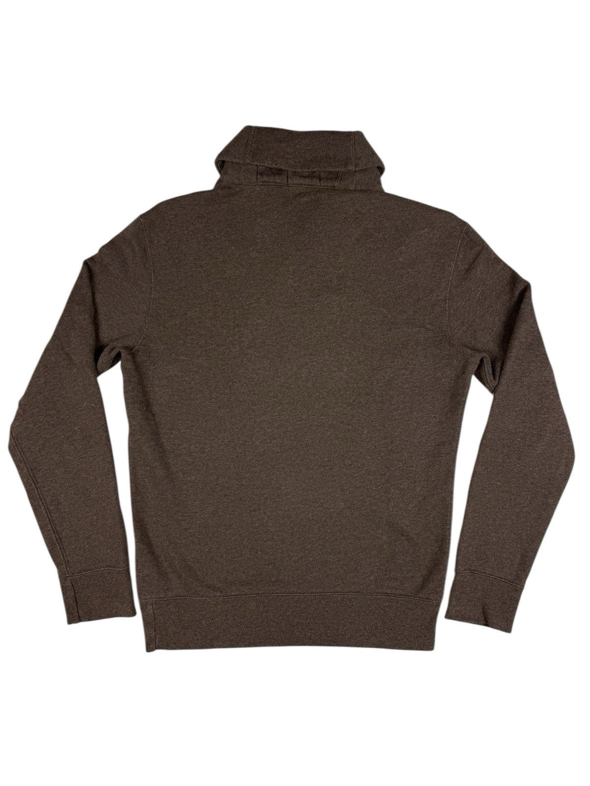 Polo Ralph Lauren Brown Shawl Collar Elbow Patch Jumper Small