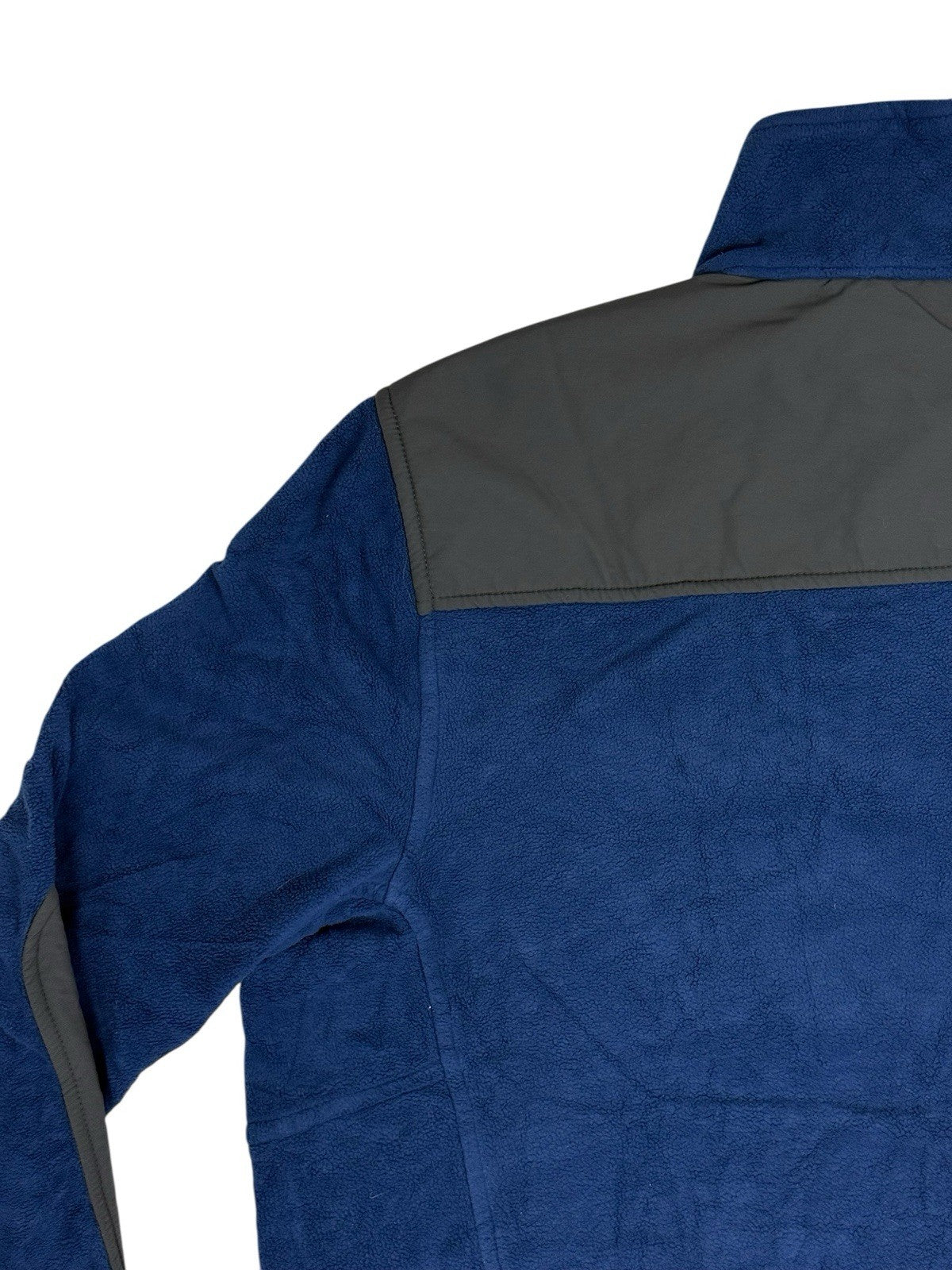 LL Bean Blue Polartec Fleece Zip Jacket Medium