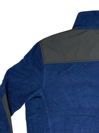 LL Bean Blue Polartec Fleece Zip Jacket Medium