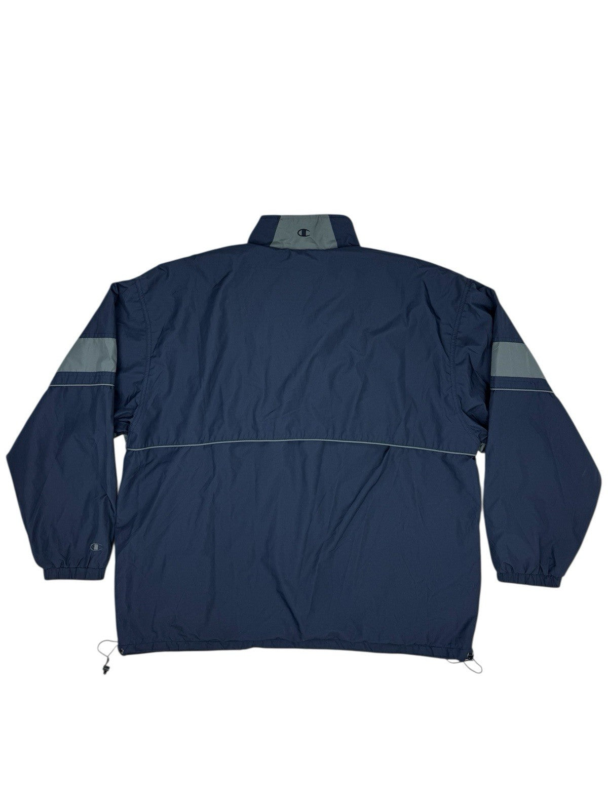 Champion Blue Retro Zip Polyester Jacket 2XL