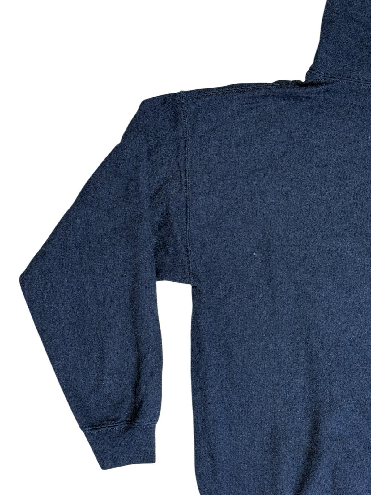 NFL New England Patriots Blue Printed American Football Hoodie Medium