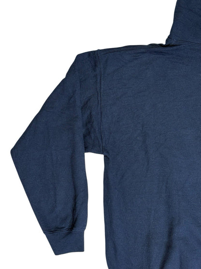 NFL New England Patriots Blue Printed American Football Hoodie Medium