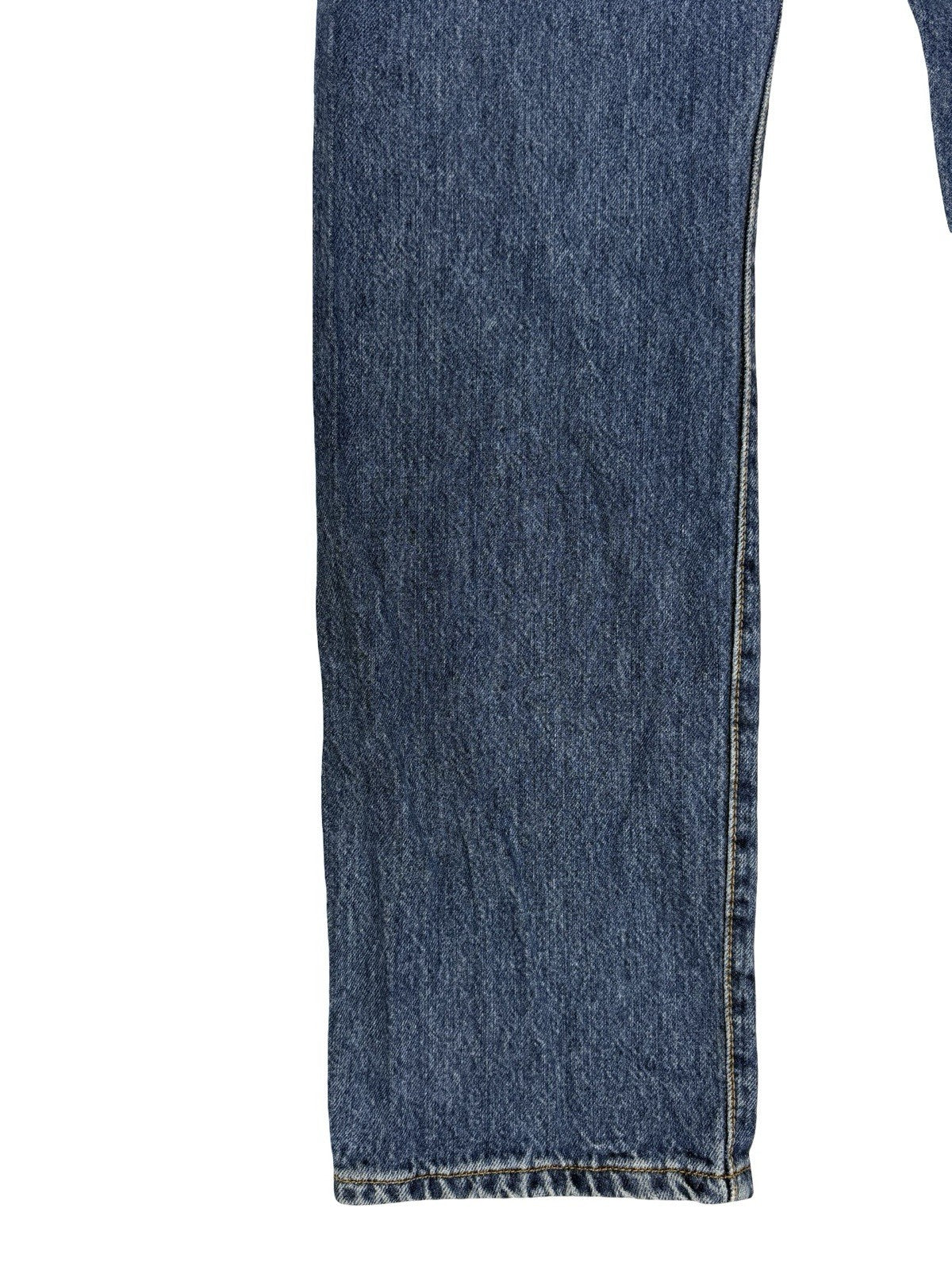 Levi's 501 Original Blue Denim Straight Leg Jeans Size 29W 30L