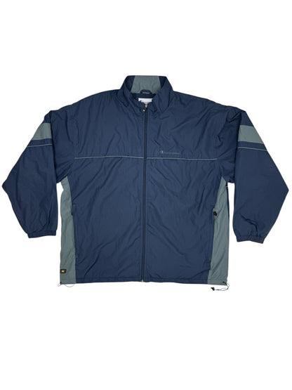 Champion Blue Retro Zip Polyester Jacket 2XL