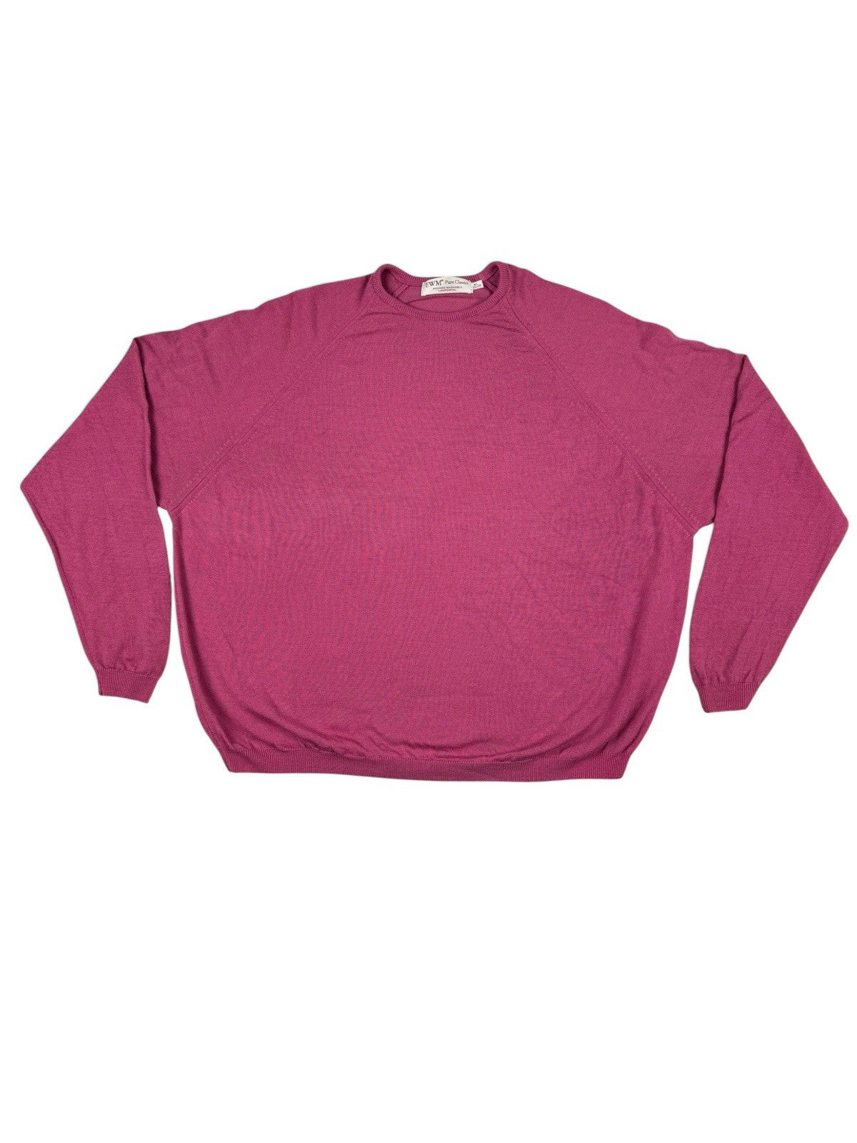 Edinburgh Woolen Mill Pink Wool Knit Jumper Women's XL 22-24