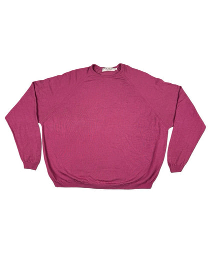 Edinburgh Woolen Mill Pink Wool Knit Jumper Women's XL 22-24