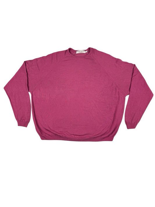 Edinburgh Woolen Mill Pink Wool Knit Jumper Women's XL 22-24