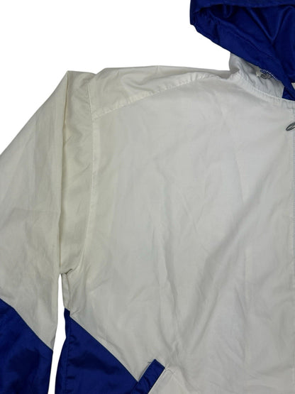 New Balance Retro White Zip Hoodie Track Jacket Large