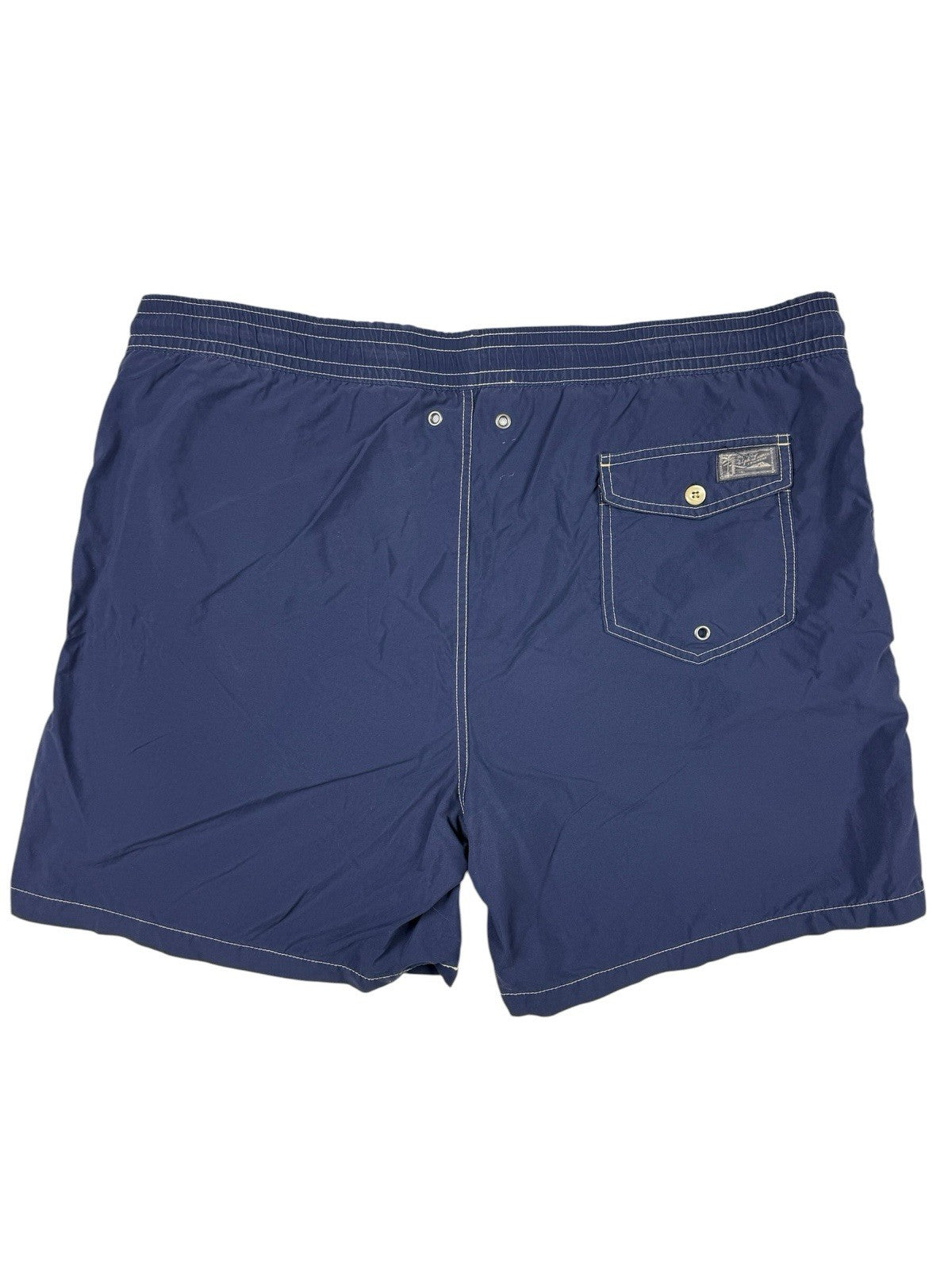 Polo Ralph Lauren Blue Retro Nylon Swim Trunk Shorts XL