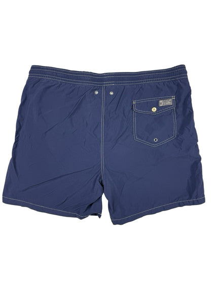 Polo Ralph Lauren Blue Retro Nylon Swim Trunk Shorts XL