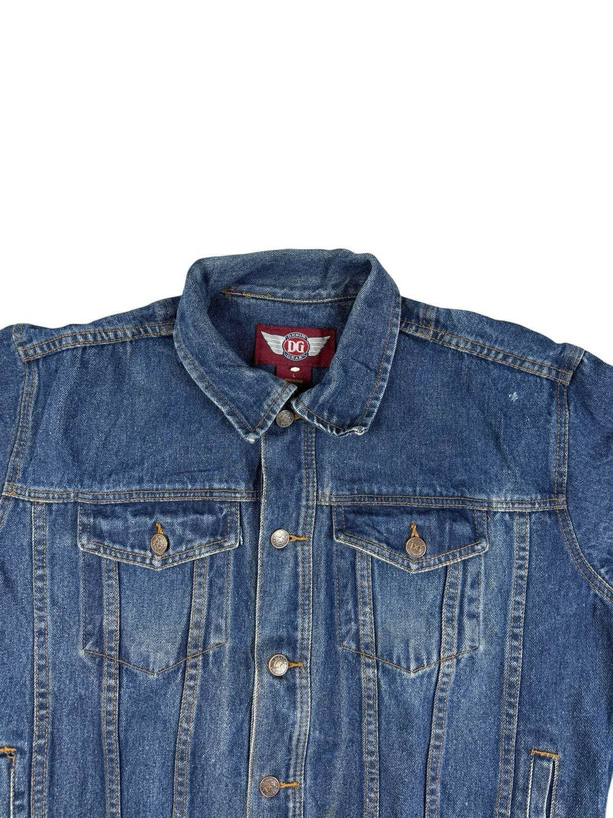 Denim Gear Retro Blue Denim Jacket Large