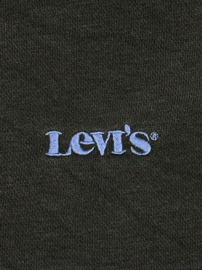 Levi's Black Colourblock Embroidered Relaxed Fit Jumper Large