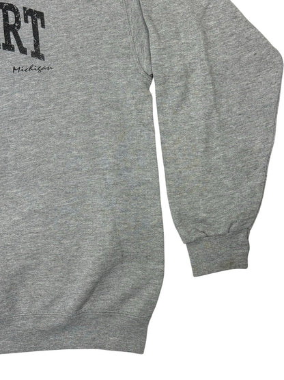 Lee Grey Vintage Heavyweight Goodhart Michigan Jumper Large