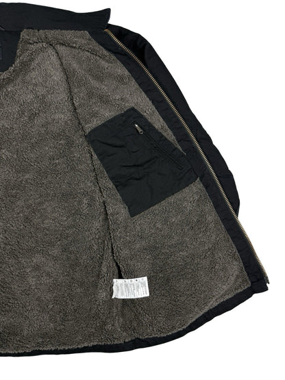 Carhartt Black Sherpa Lined Loose Fit Jacket Large