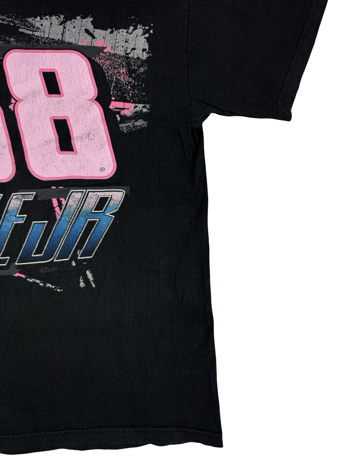 Chase Authentics NASCAR Dale Earnhardt Jr Black Printed Top Medium