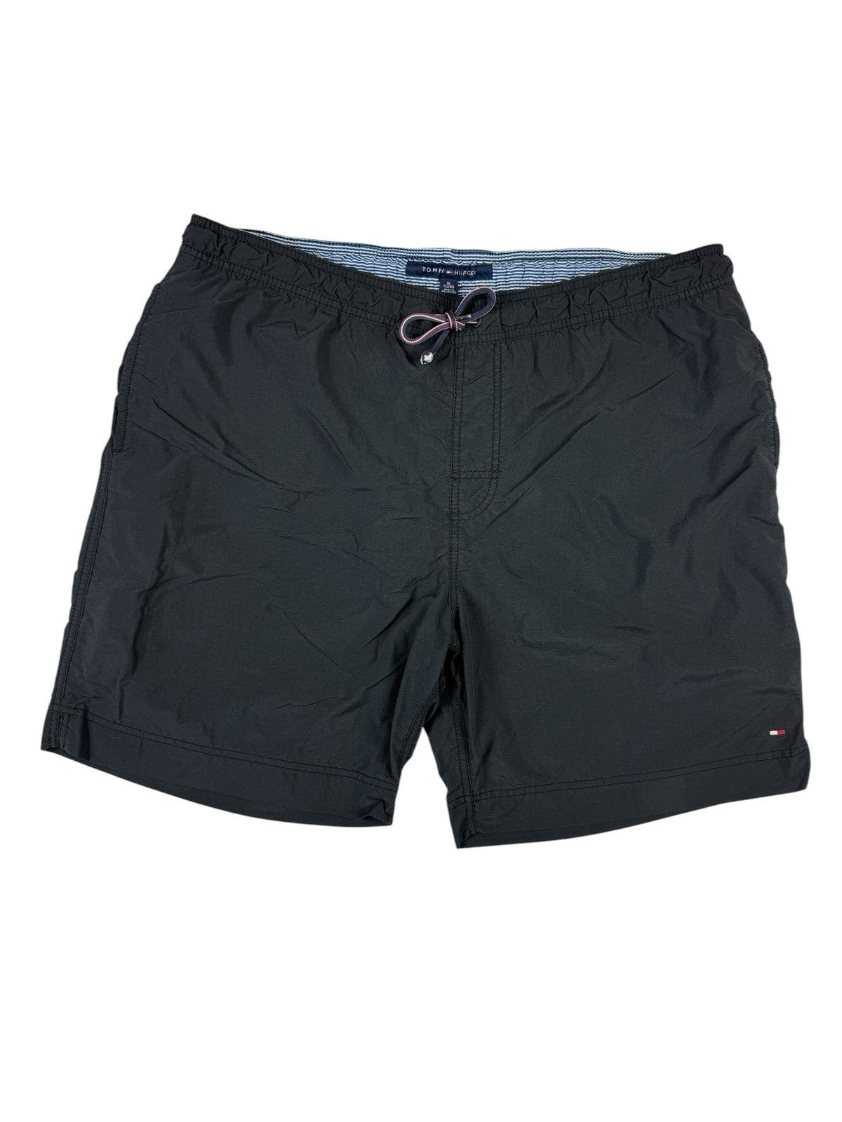 Tommy Hilfiger Black Web Lined Swim Short Trunks XL
