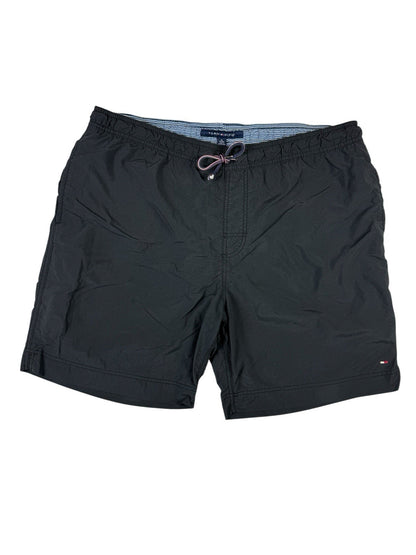 Tommy Hilfiger Black Web Lined Swim Short Trunks XL