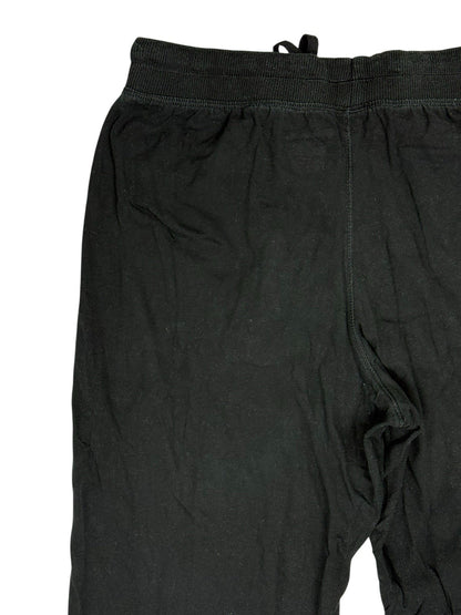 Champion Black Cotton Blend Tracksuit Bottoms Large